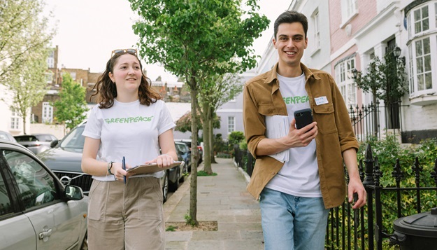Greenpeace volunteers